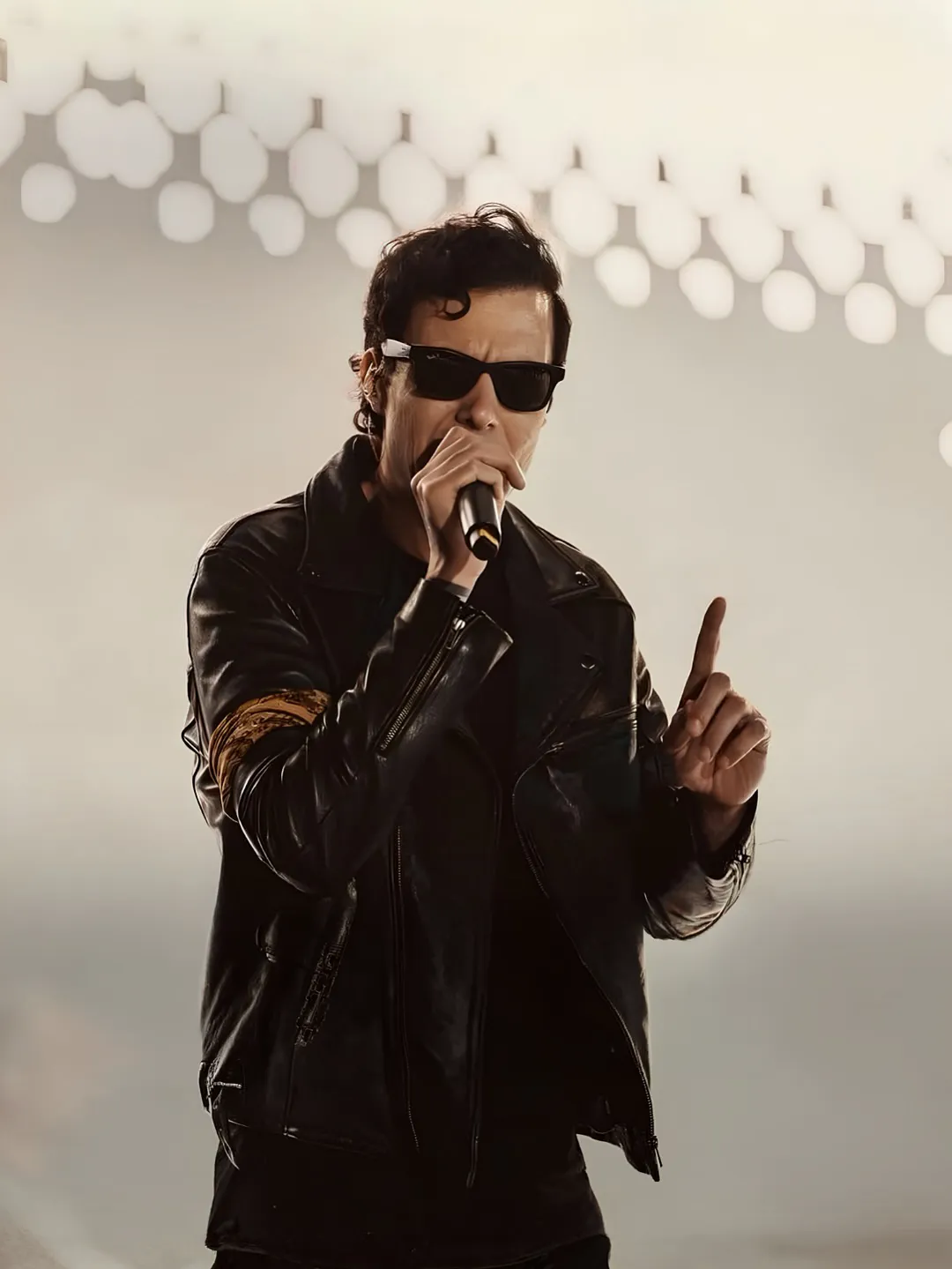 A singer on stage